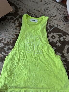 soulcycle Neon Yellow Tank Top